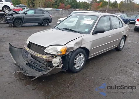 2002 Honda Civic Lx from USA, damaged, VIN 2HGES16532H576268
